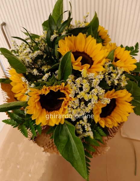 Bouquet di girasoli